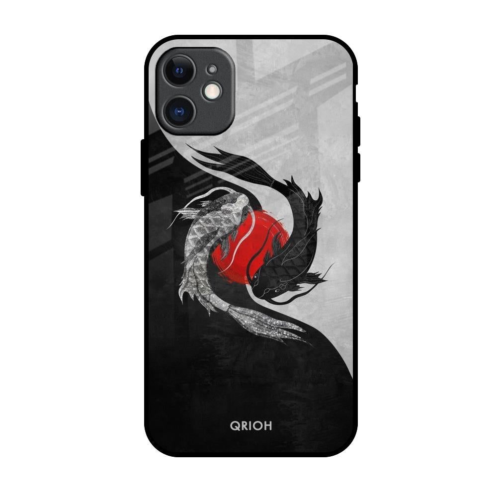 Japanese Art Glass Case for iPhone 11