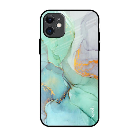 Green Marble iPhone 11 Glass Back Cover Online