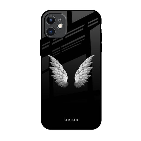 White Angel Wings iPhone 11 Glass Back Cover Online