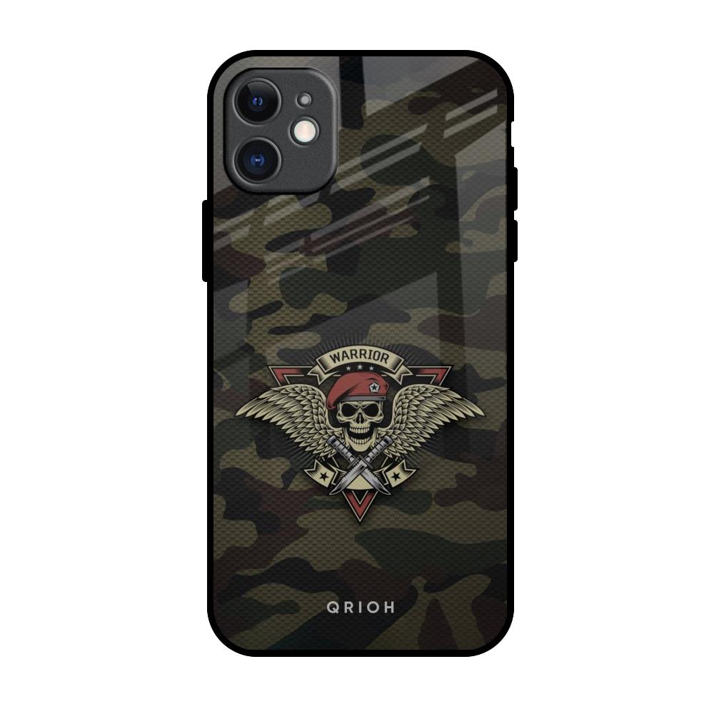Army Warrior iPhone 11 Glass Back Cover Online