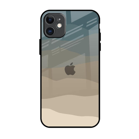 Abstract Mountain Pattern iPhone 11 Glass Back Cover Online