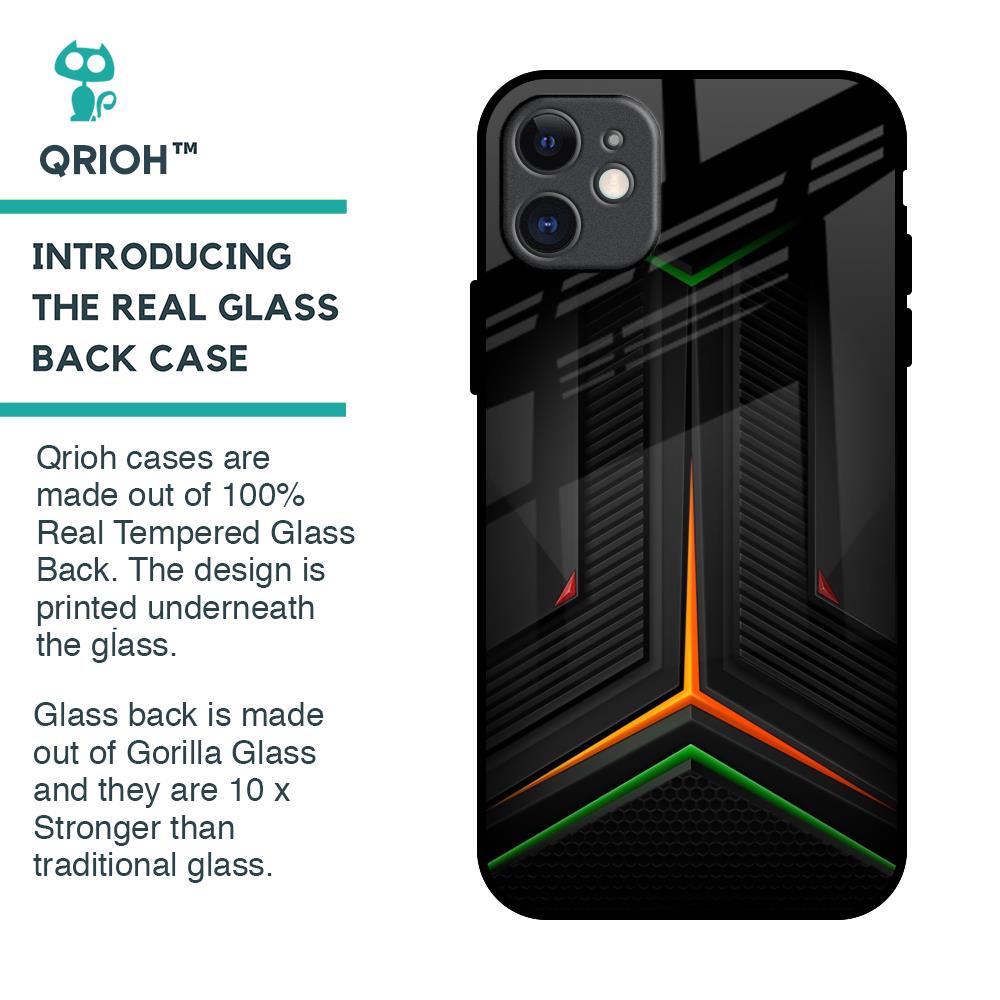 Modern Ultra Chevron Glass Case for iPhone 11