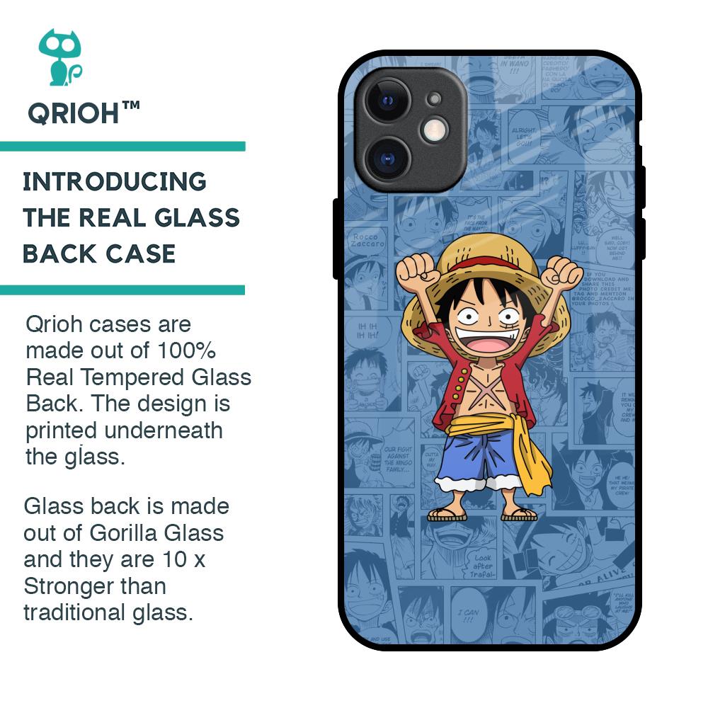 Chubby Anime Glass Case for iPhone 11