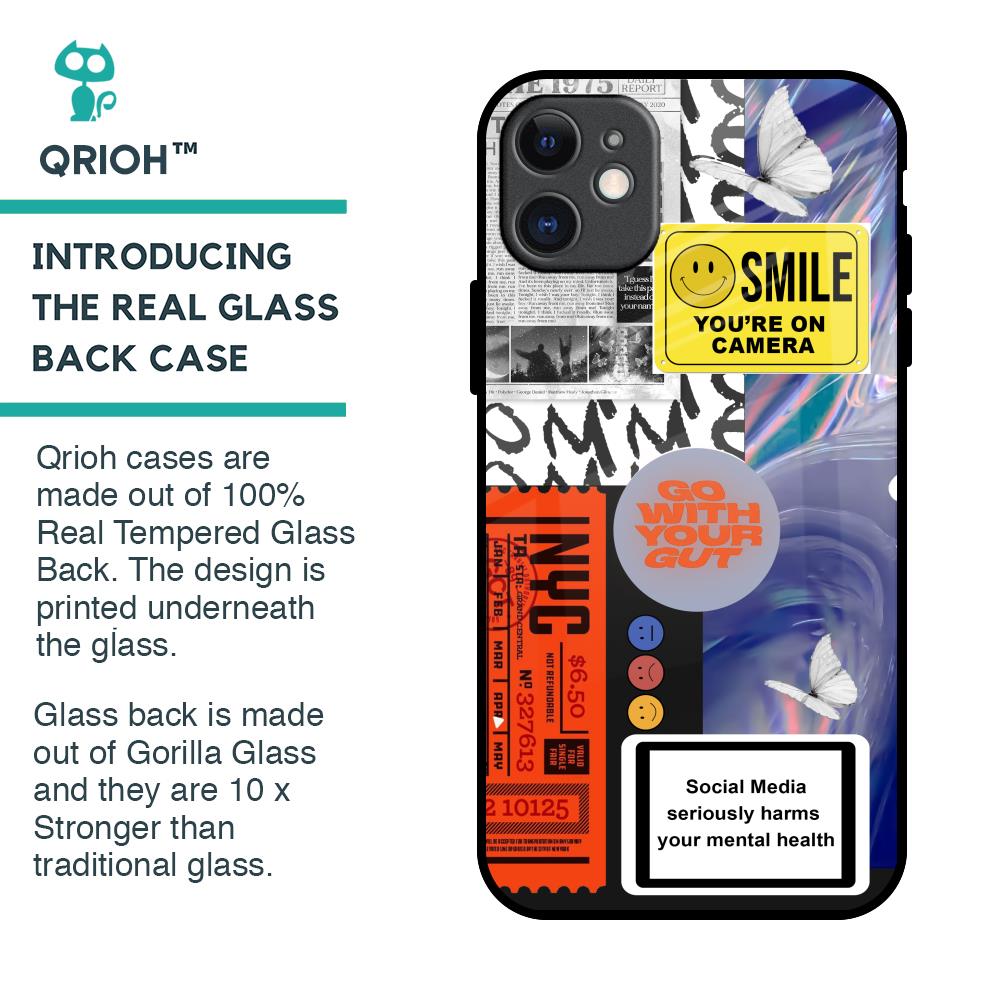 Smile for Camera Glass Case for iPhone 11