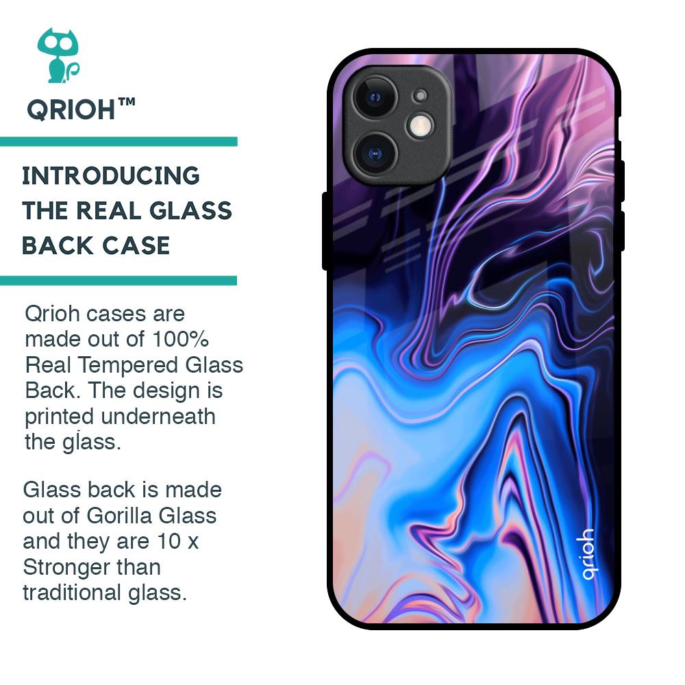 Psychic Texture Glass Case for iPhone 11