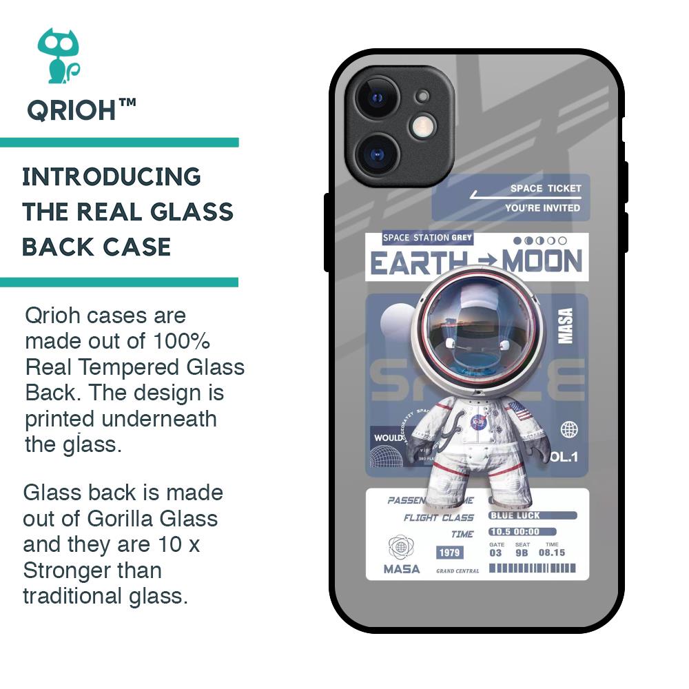 Space Flight Pass Glass Case for iPhone 11