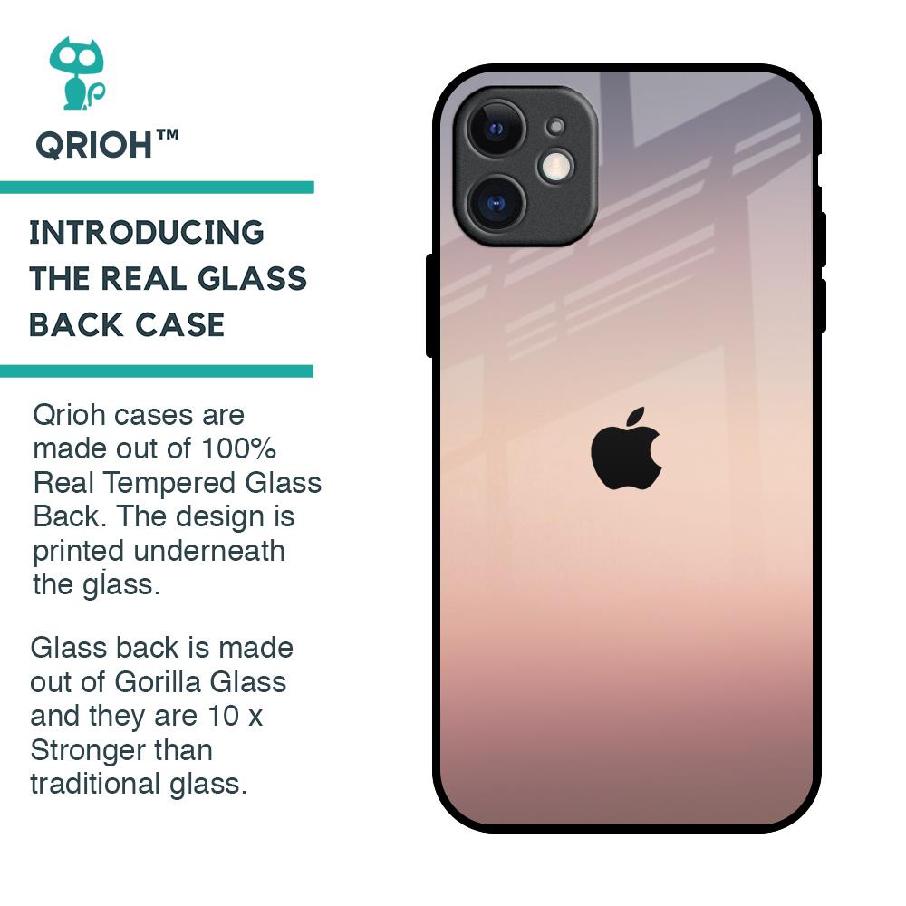 Golden Mauve Glass Case for iPhone 11