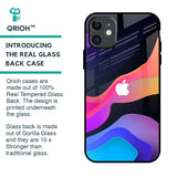 Colorful Fluid Glass Case for iPhone 11