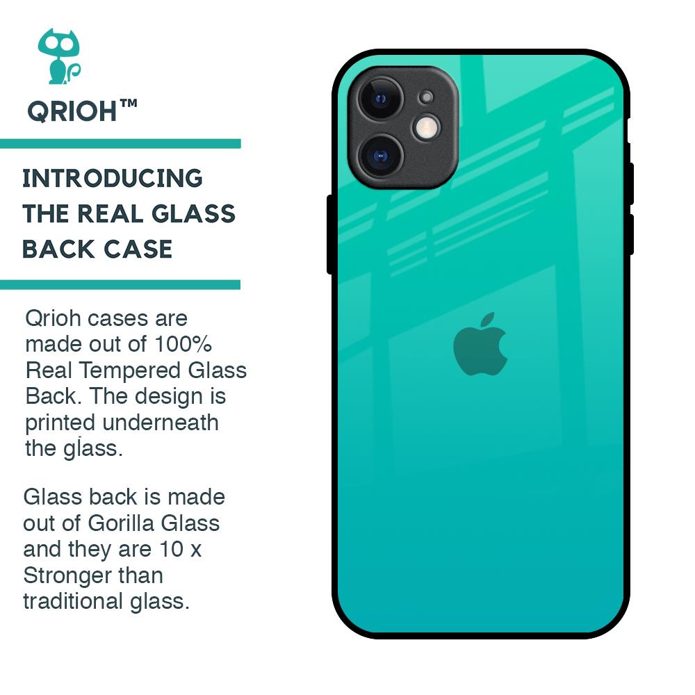 Cuba Blue Glass Case For iPhone 11