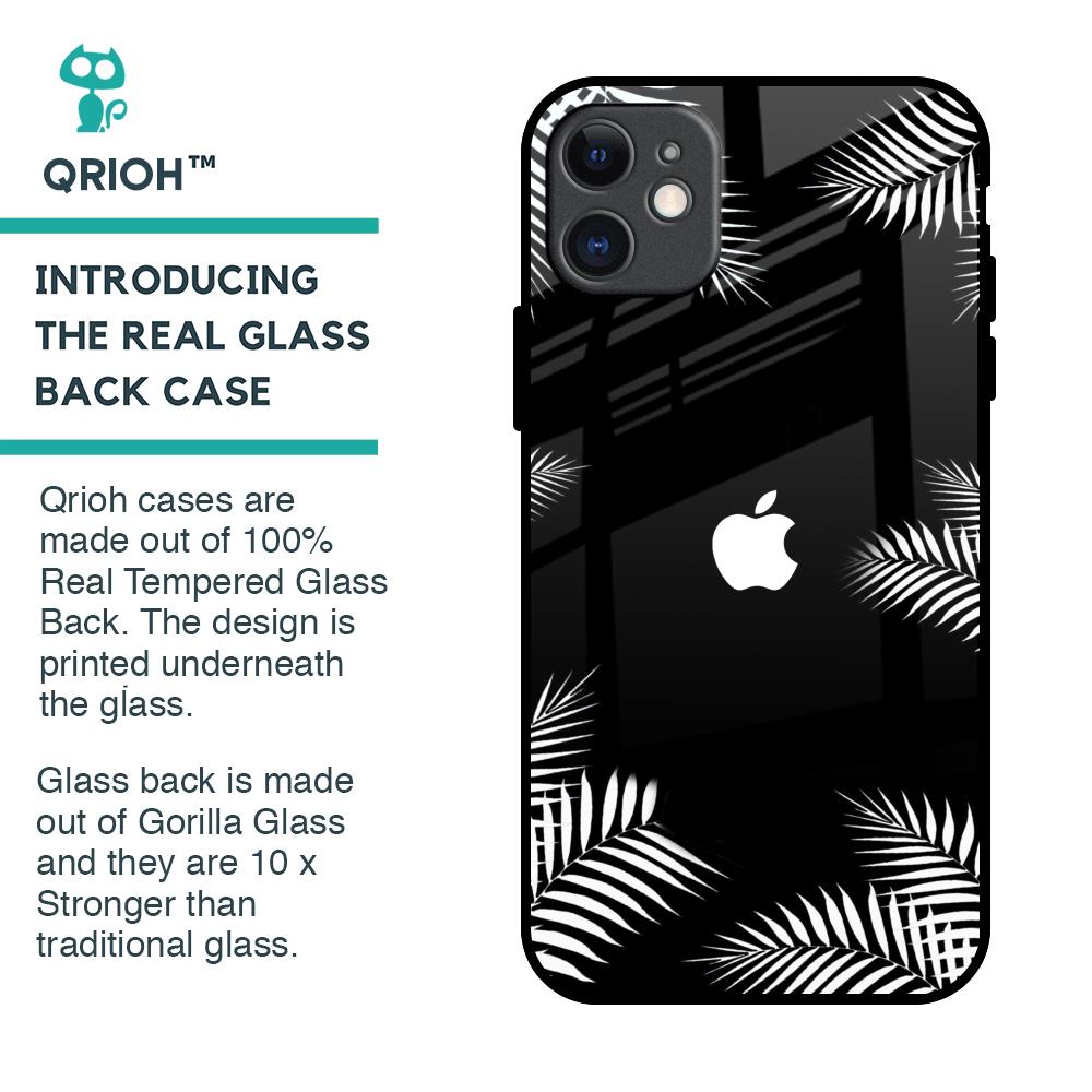 Zealand Fern Design Glass Case For iPhone 11