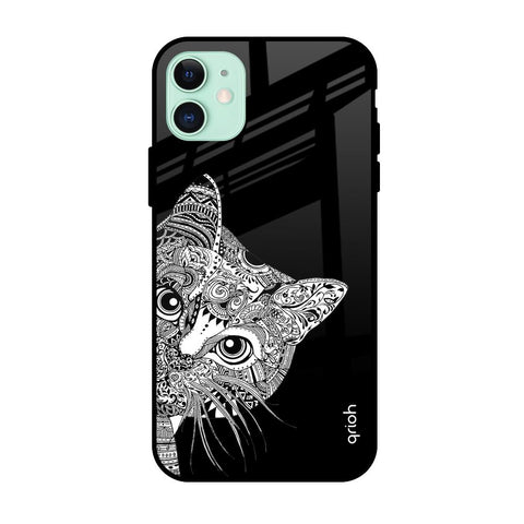 Kitten Mandala Apple iPhone 11 Glass Cases & Covers Online