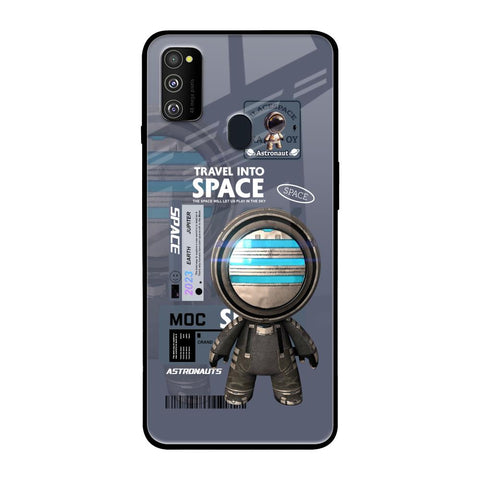 Space Travel Samsung Galaxy M30s Glass Back Cover Online