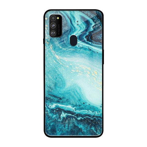 Sea Water Samsung Galaxy M30s Glass Back Cover Online