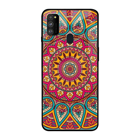 Elegant Mandala Samsung Galaxy M30s Glass Back Cover Online