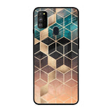 Bronze Texture Samsung Galaxy M30s Glass Back Cover Online