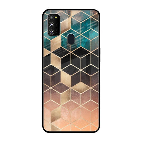 Bronze Texture Samsung Galaxy M30s Glass Back Cover Online