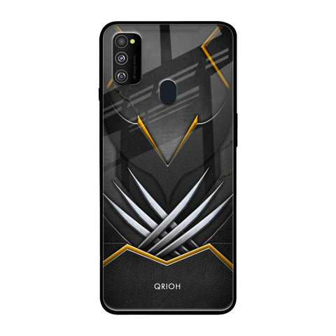 Black Warrior Samsung Galaxy M30s Glass Back Cover Online