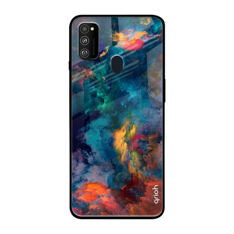 Cloudburst Samsung Galaxy M30s Glass Back Cover Online