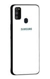 Arctic White Glass Case for Samsung Galaxy M30s