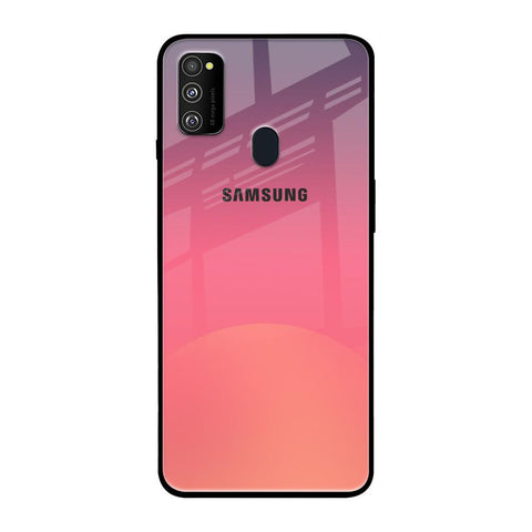 Sunset Orange Samsung Galaxy M30s Glass Cases & Covers Online