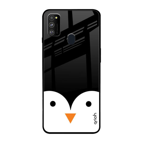Cute Penguin Samsung Galaxy M30s Glass Cases & Covers Online