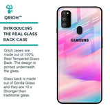 Colorful Waves Glass case for Samsung Galaxy M30s