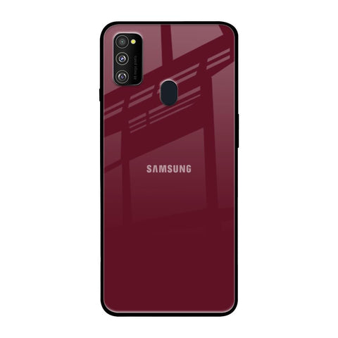 Classic Burgundy Samsung Galaxy M30s Glass Back Cover Online