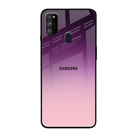 Purple Gradient Samsung Galaxy M30s Glass Back Cover Online