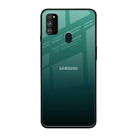 Palm Green Samsung Galaxy M30s Glass Back Cover Online