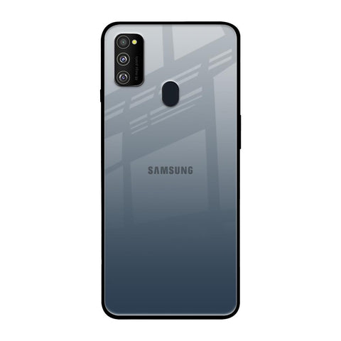 Smokey Grey Color Samsung Galaxy M30s Glass Back Cover Online