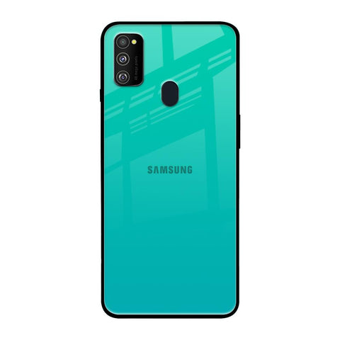 Cuba Blue Samsung Galaxy M30s Glass Back Cover Online