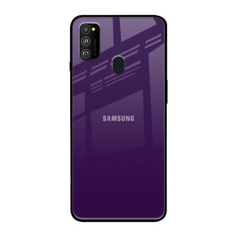 Dark Purple Samsung Galaxy M30s Glass Back Cover Online