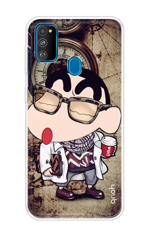 Nerdy Shinchan Samsung Galaxy M30s Back Cover