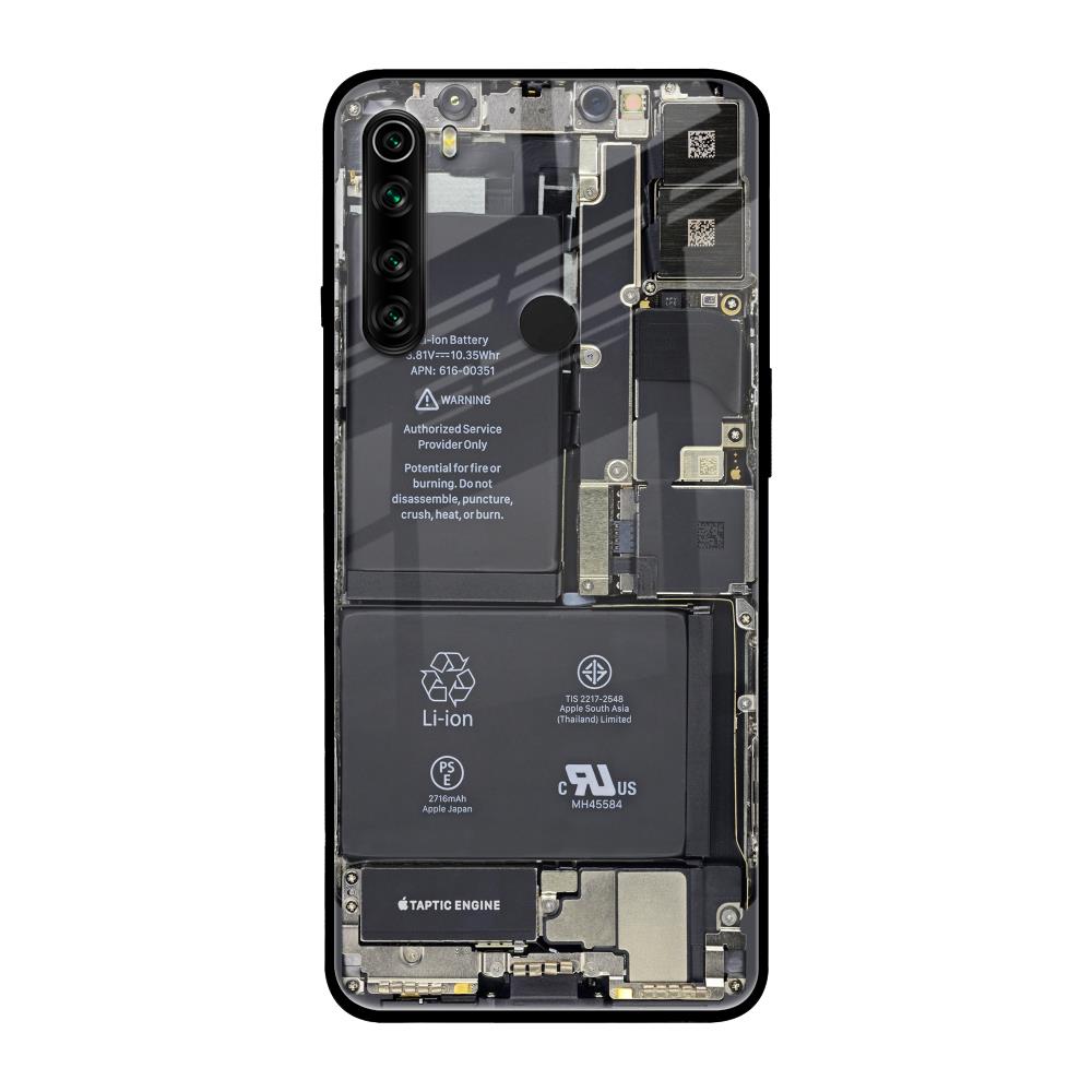 Skeleton Inside Xiaomi Redmi Note 8 Glass Back Cover Online