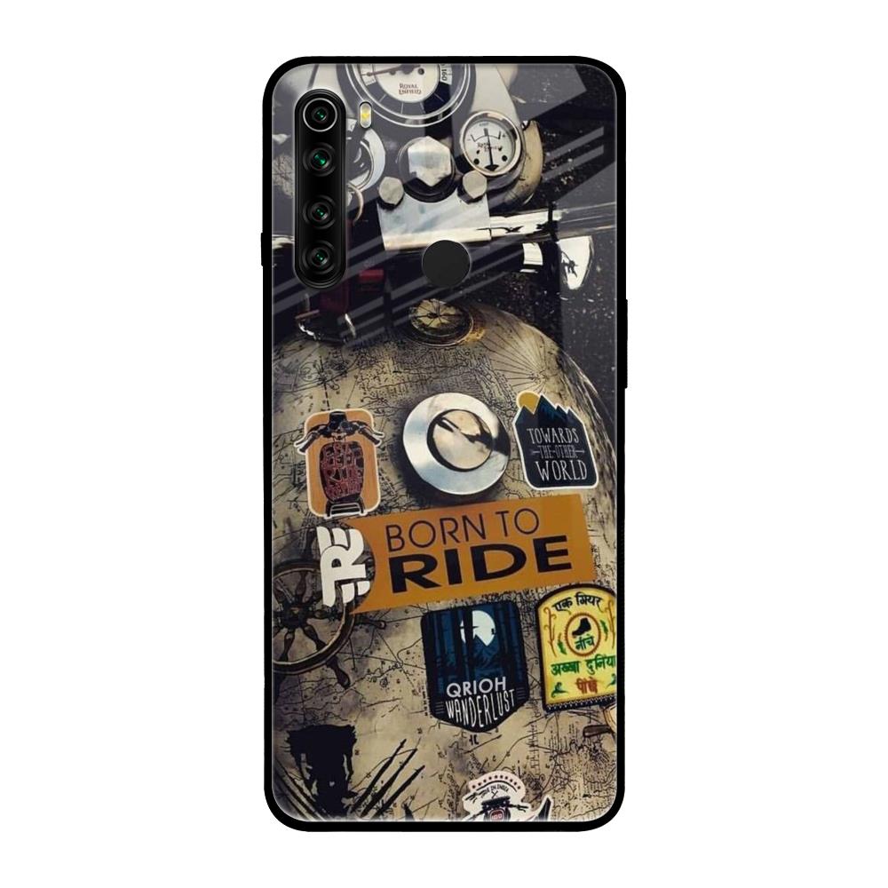 Ride Mode On Xiaomi Redmi Note 8 Glass Back Cover Online