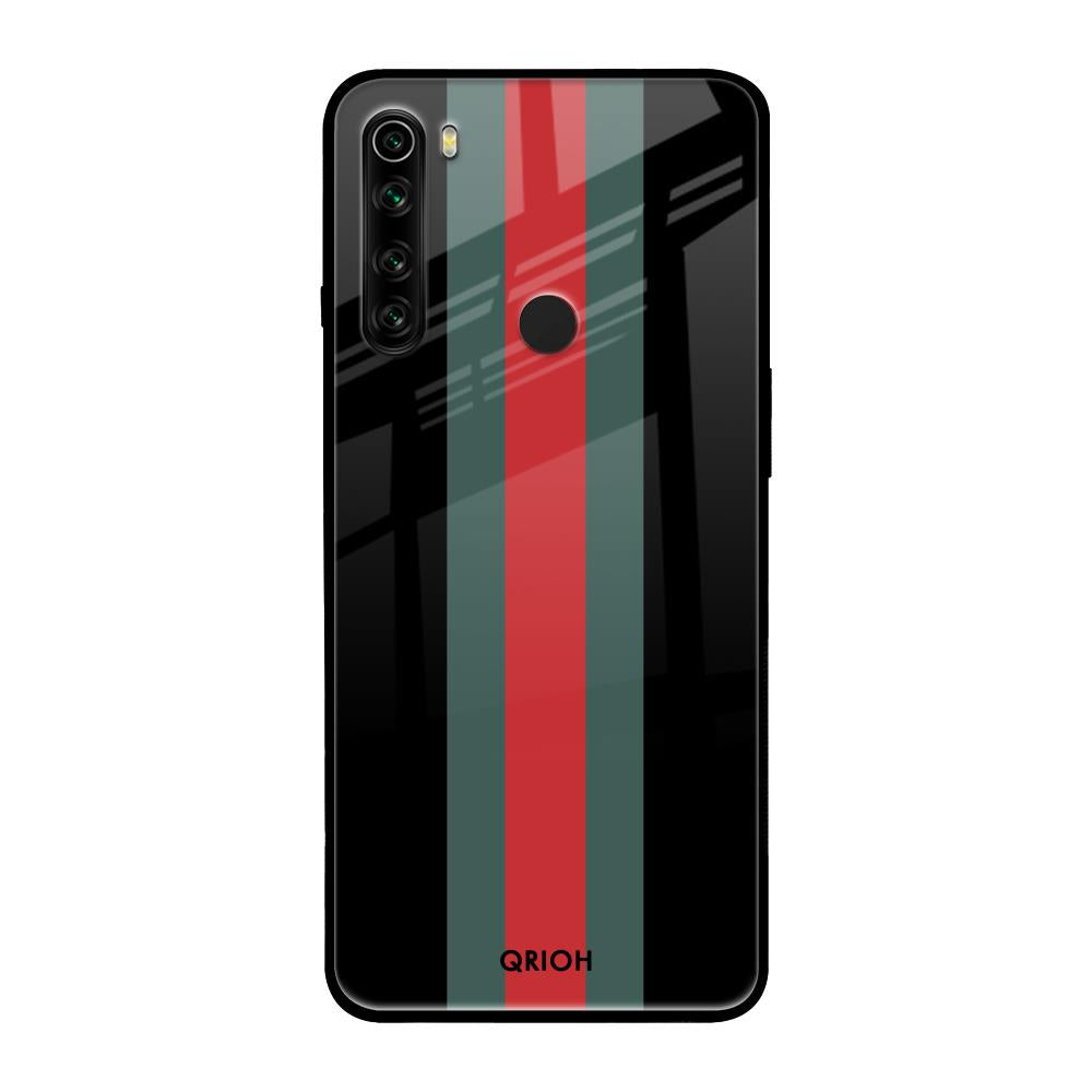 Vertical Stripes Xiaomi Redmi Note 8 Glass Back Cover Online