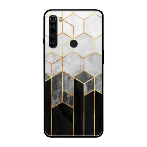 Tricolor Pattern Xiaomi Redmi Note 8 Glass Back Cover Online