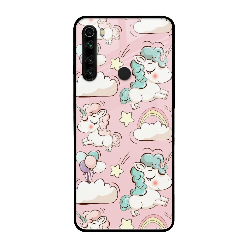 Balloon Unicorn Xiaomi Redmi Note 8 Glass Cases & Covers Online