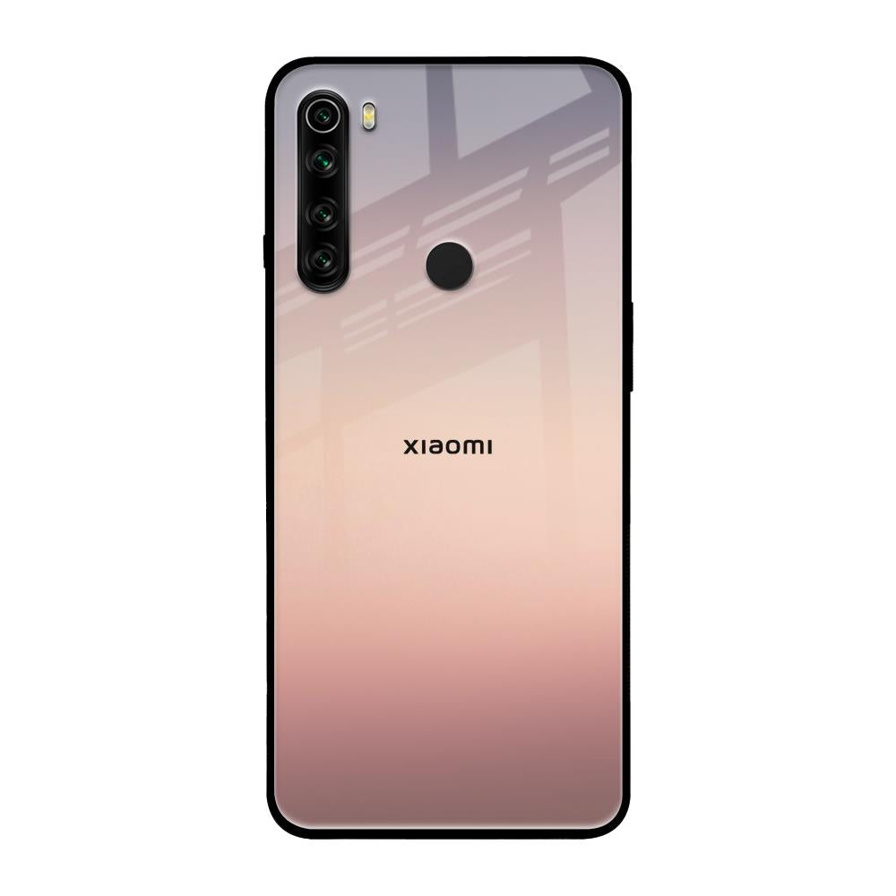 Golden Mauve Xiaomi Redmi Note 8 Glass Back Cover Online