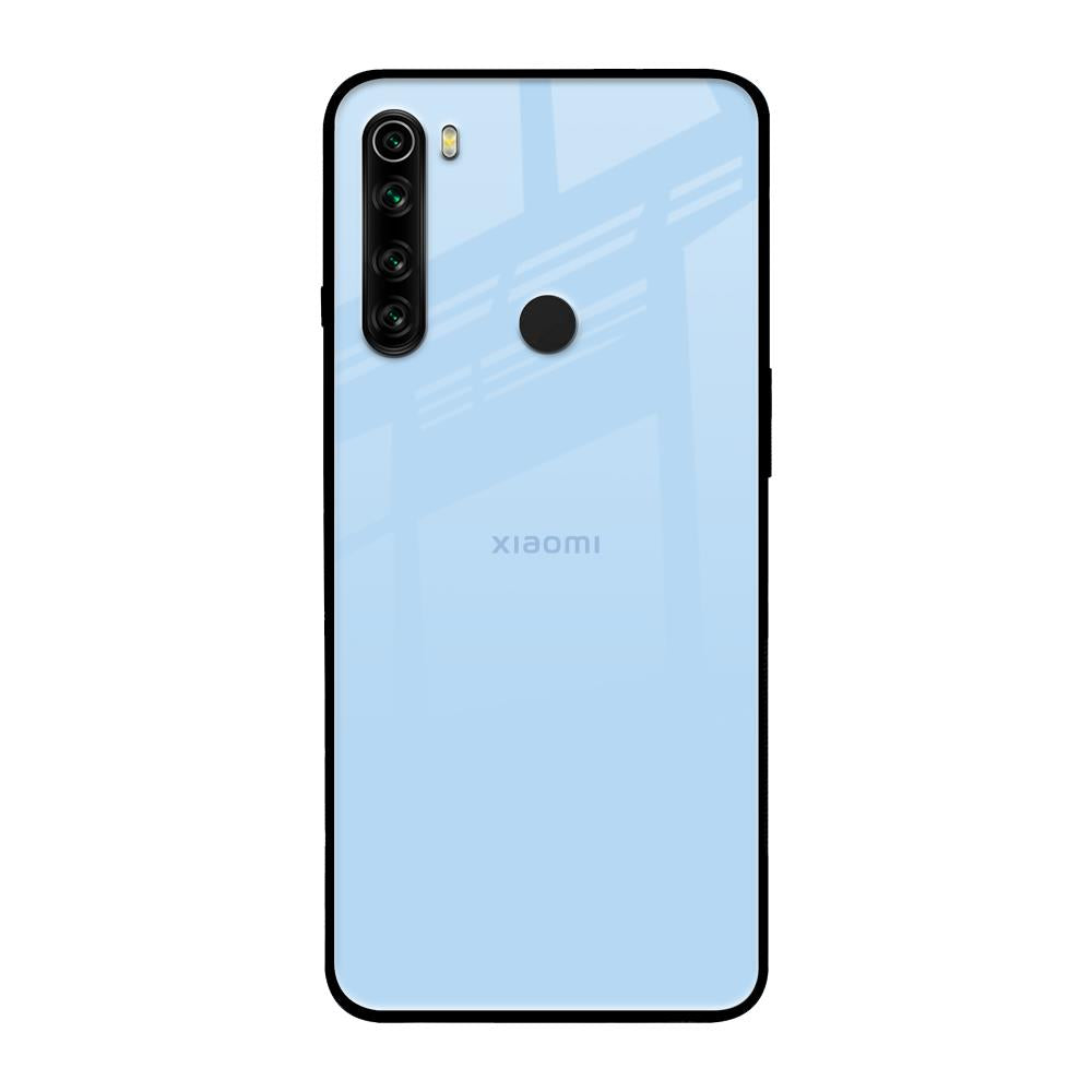 Pastel Sky Blue Xiaomi Redmi Note 8 Glass Back Cover Online