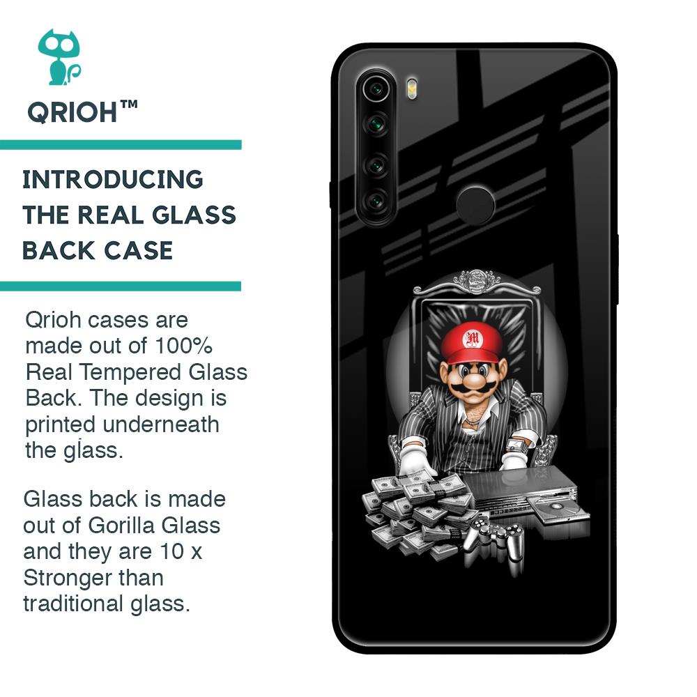 Dark Secret Glass Case for Xiaomi Redmi Note 8