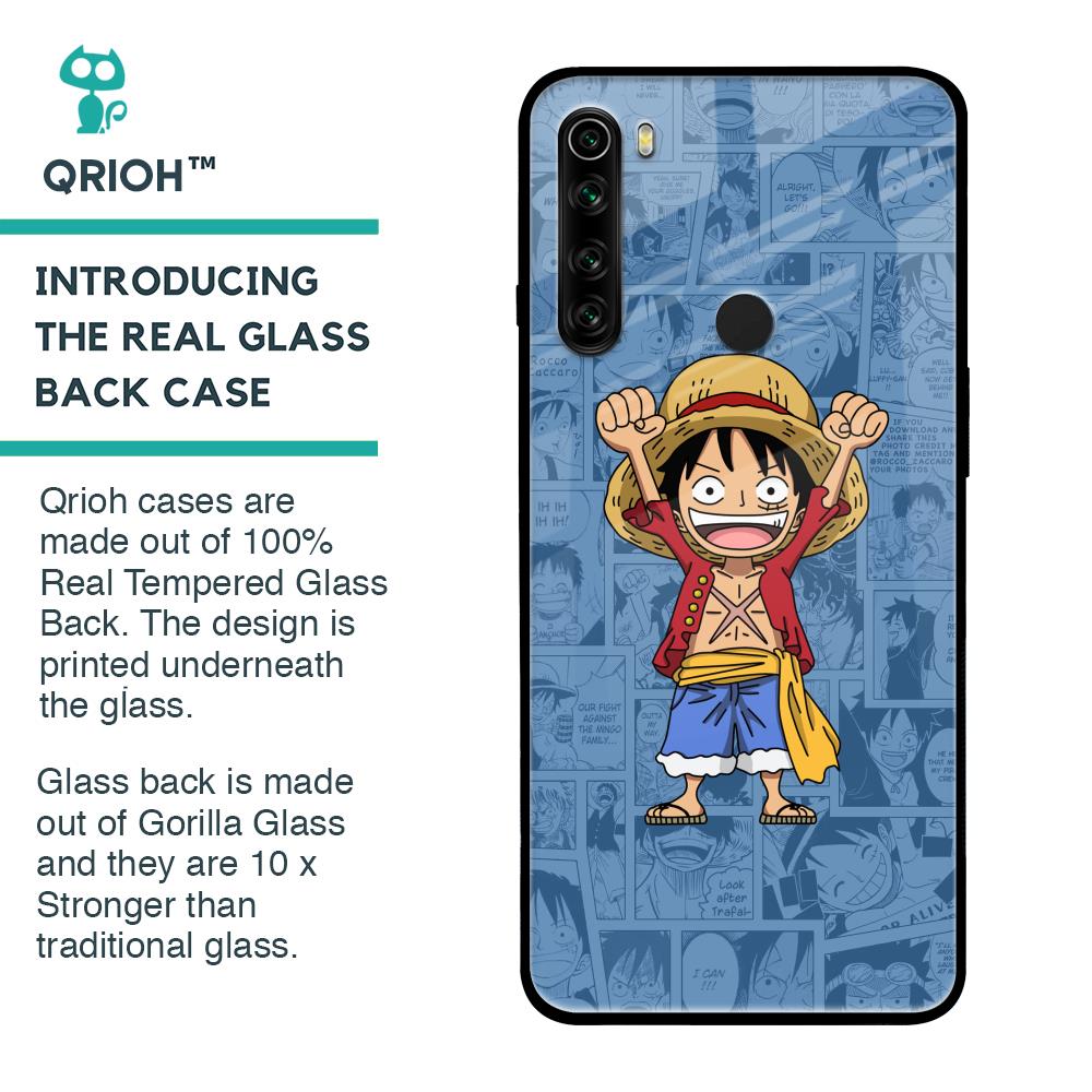 Chubby Anime Glass Case for Xiaomi Redmi Note 8