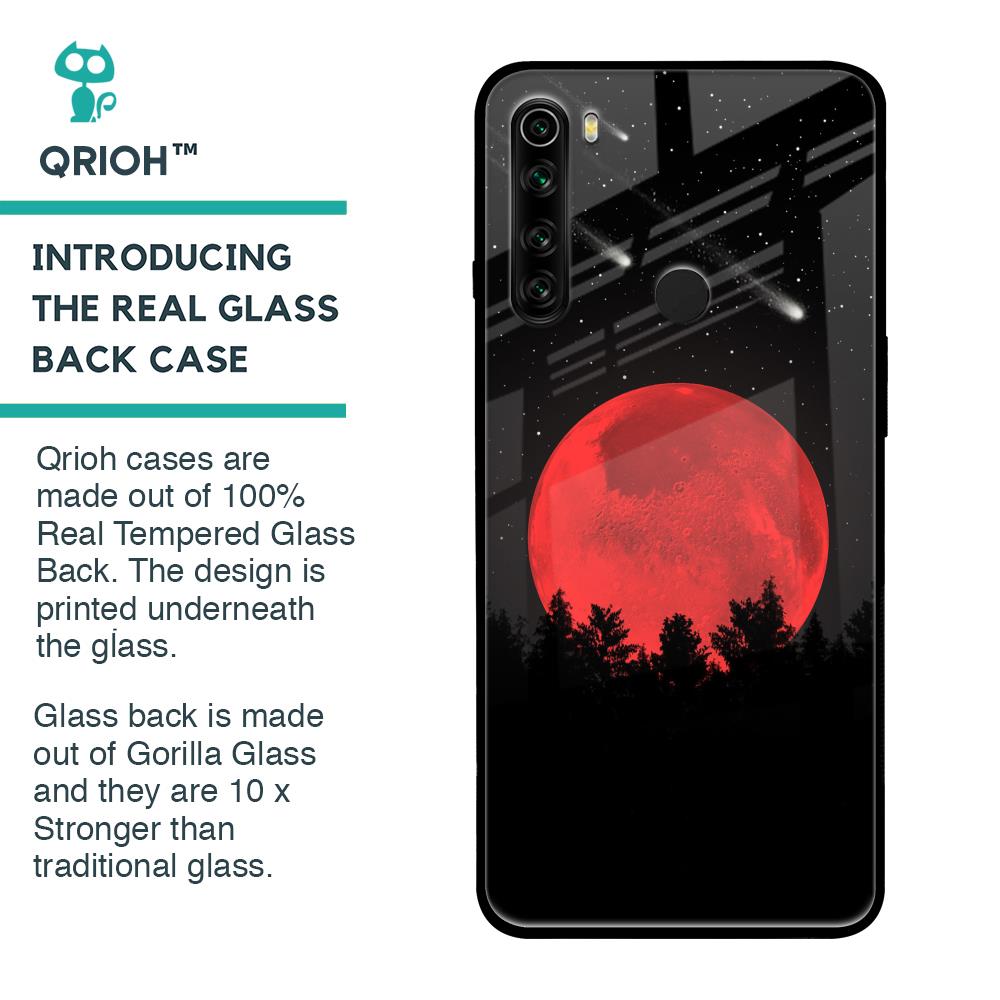 Moonlight Aesthetic Glass Case For Xiaomi Redmi Note 8