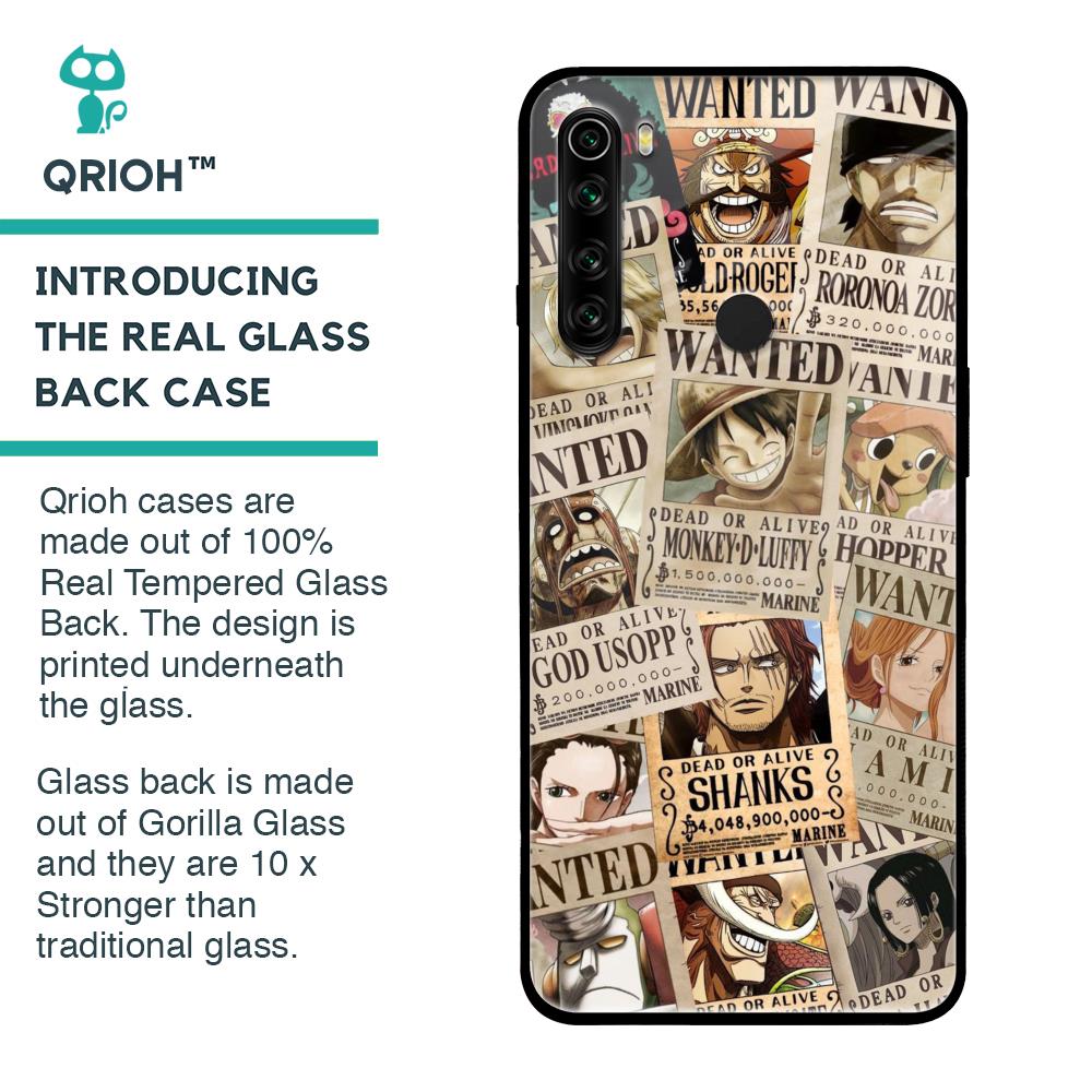 Dead Or Alive Glass Case for Xiaomi Redmi Note 8