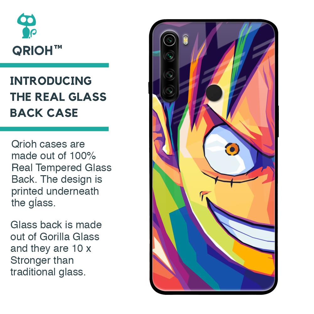 Monkey Wpap Pop Art Glass Case for Xiaomi Redmi Note 8
