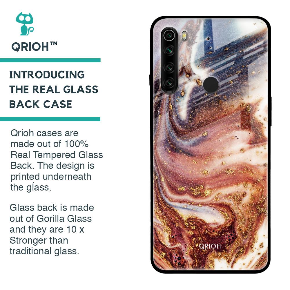 Exceptional Texture Glass Case for Xiaomi Redmi Note 8