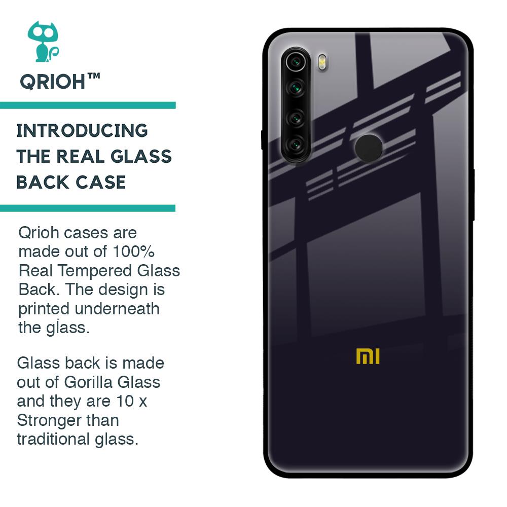 Deadlock Black Glass Case For Xiaomi Redmi Note 8