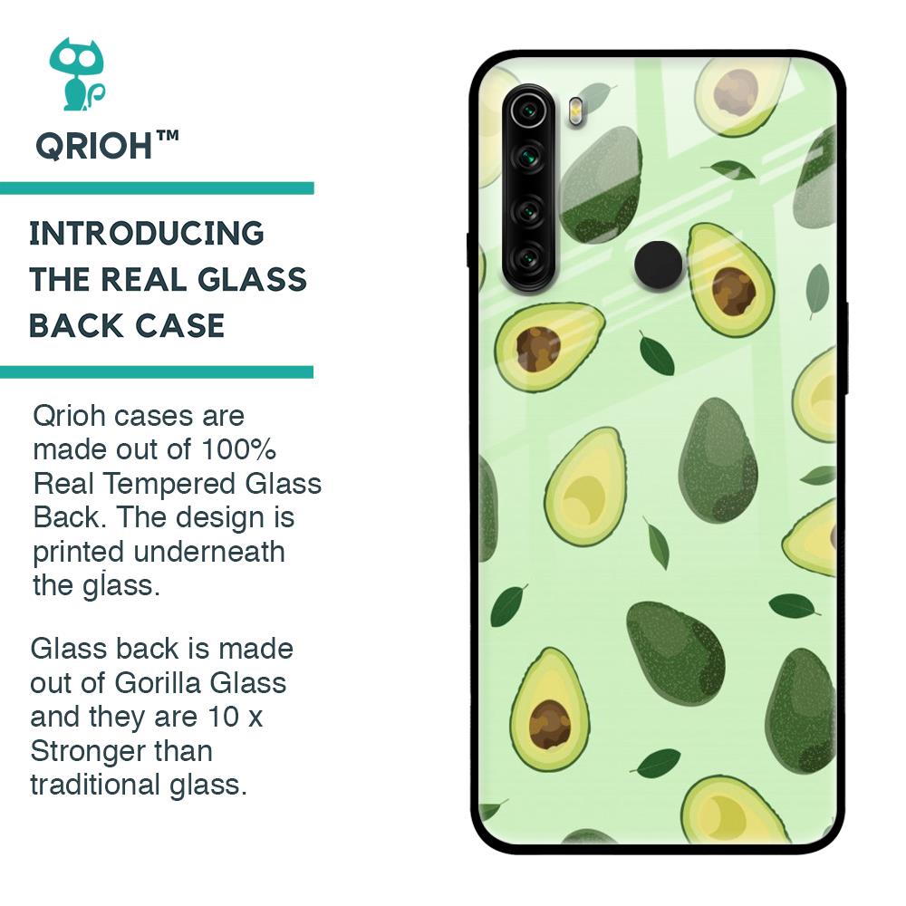 Pears Green Glass Case For Xiaomi Redmi Note 8