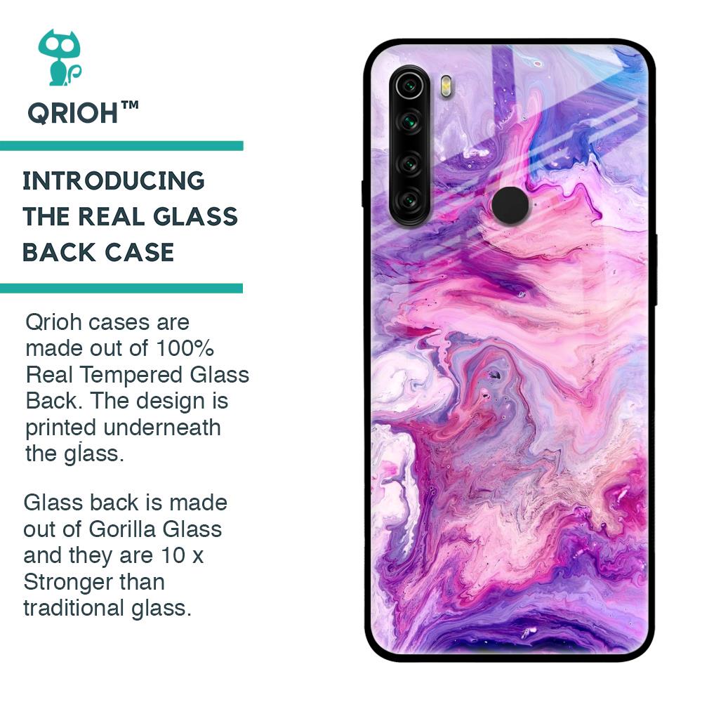 Cosmic Galaxy Glass Case for Xiaomi Redmi Note 8