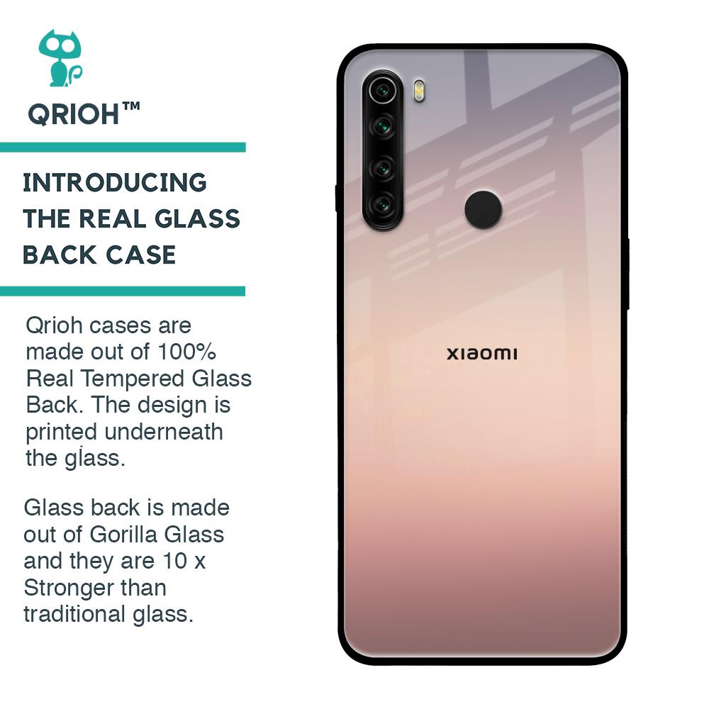 Golden Mauve Glass Case for Xiaomi Redmi Note 8